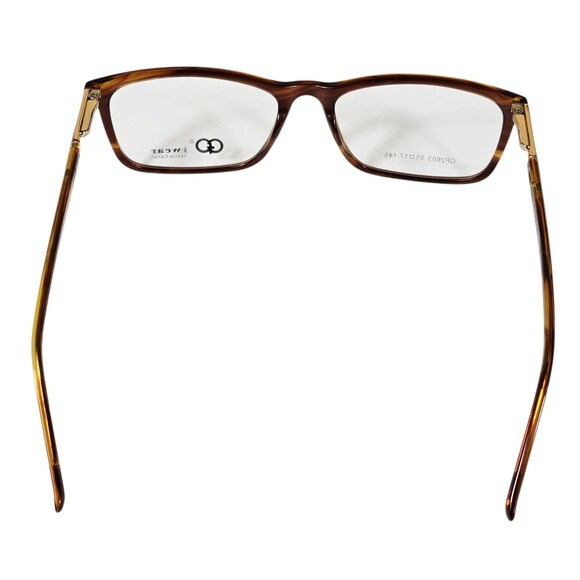 GIANNI PO WOMEN'S EYEGLASSES GP 2603 55-17 145 Brown Tortoise NWT DEMO LENSES - Picture 5 of 16